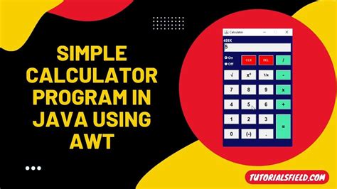  &0183;&32;Aim Write a java program that works as a simple calculator. . Simple calculator program in java using awt